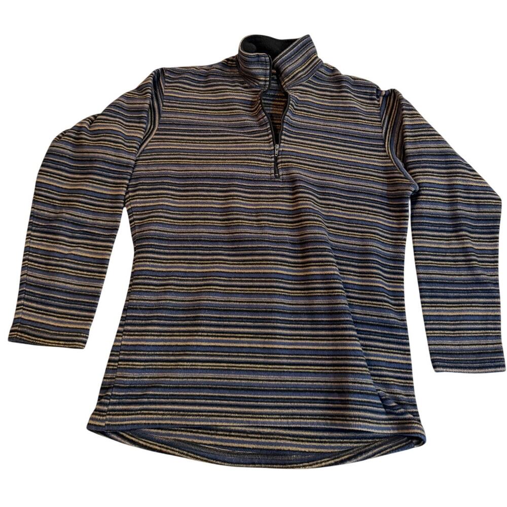 Patagonia Capilene Base Layer Quarter Zip Striped